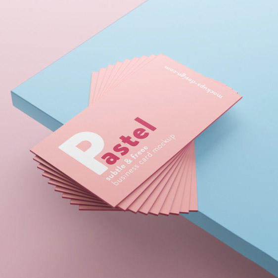 叠堆商业名片样机