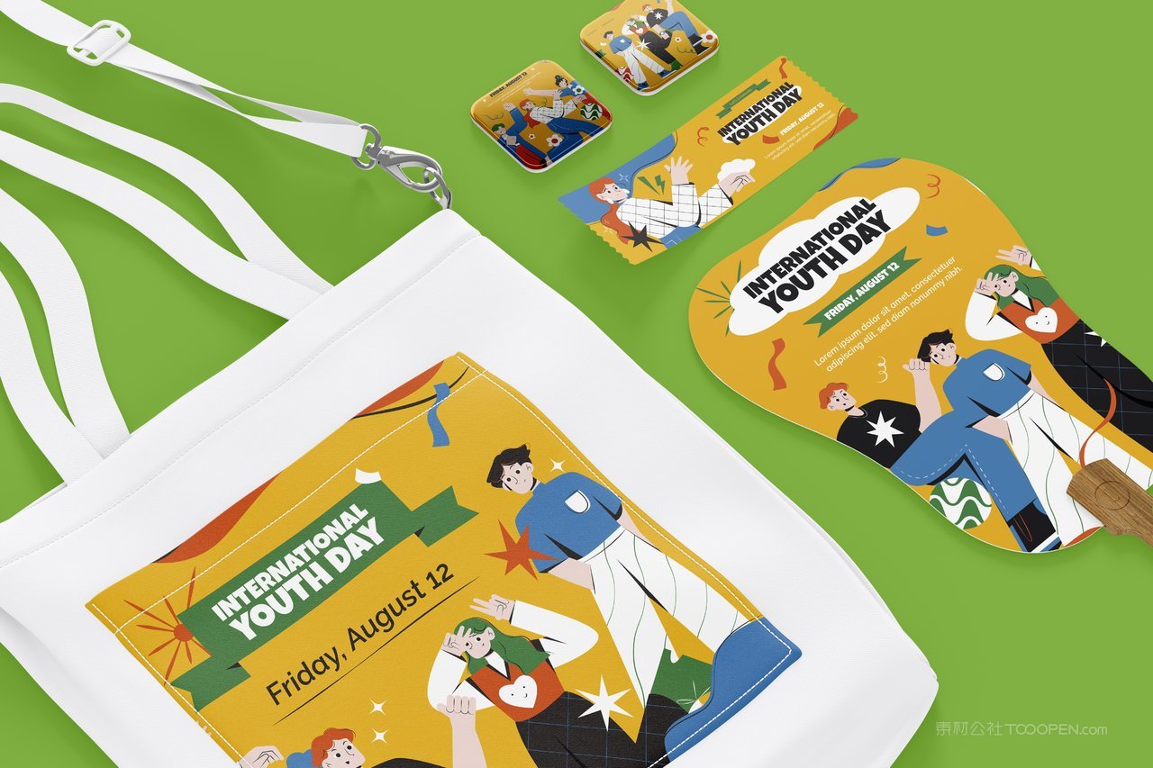 文创生活周边衍生品品牌vi形象展示样机 (27)