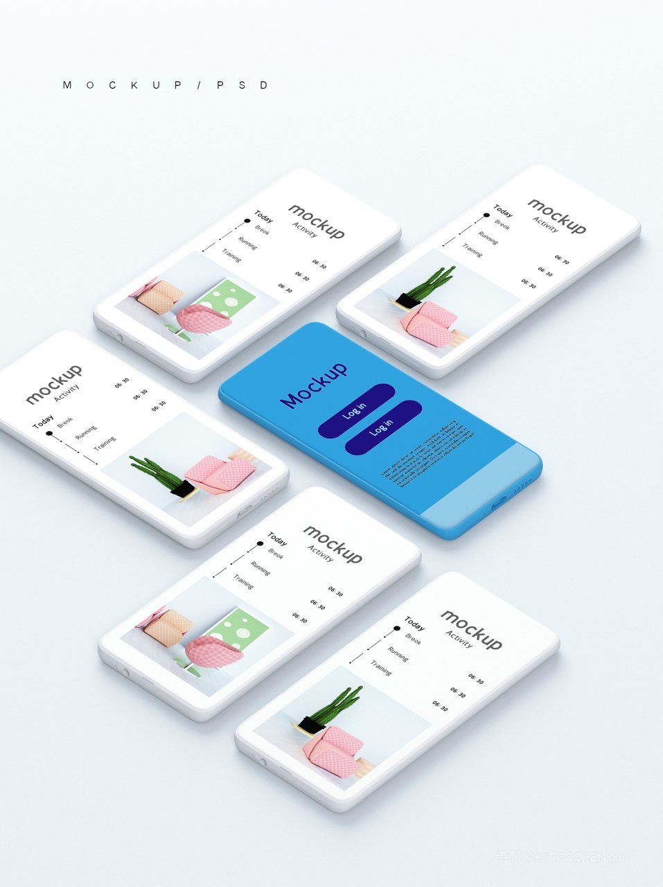 科技蓝手机屏app界面ui样机 (1)