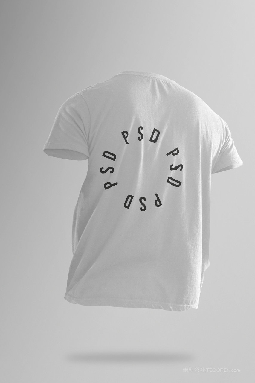 男士v领t恤样机