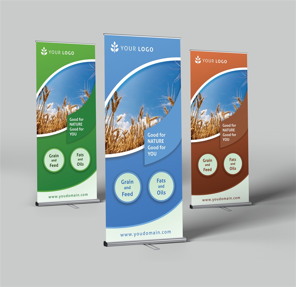 易拉宝展架海报样机