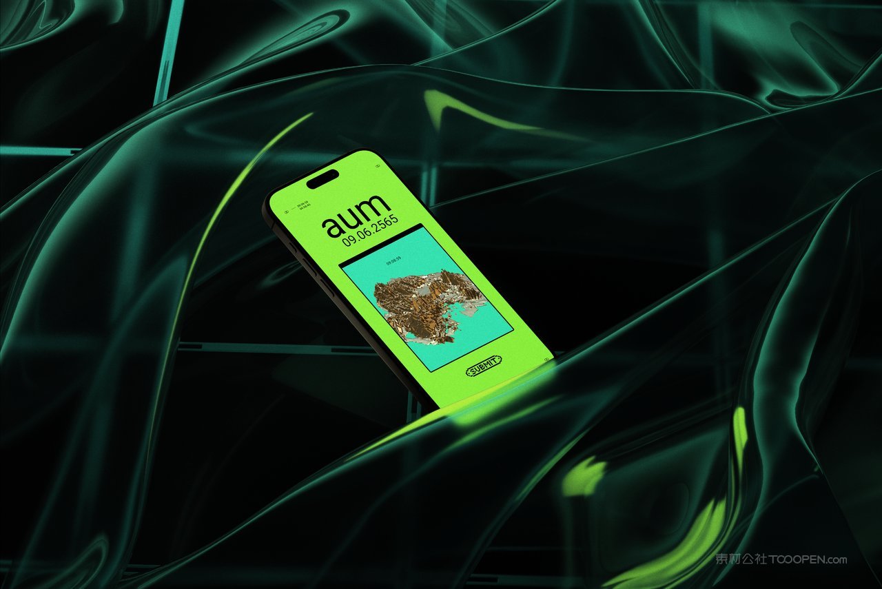 【2294期】潮流科幻工业苹果手机iphone 15 pro样机 (4)