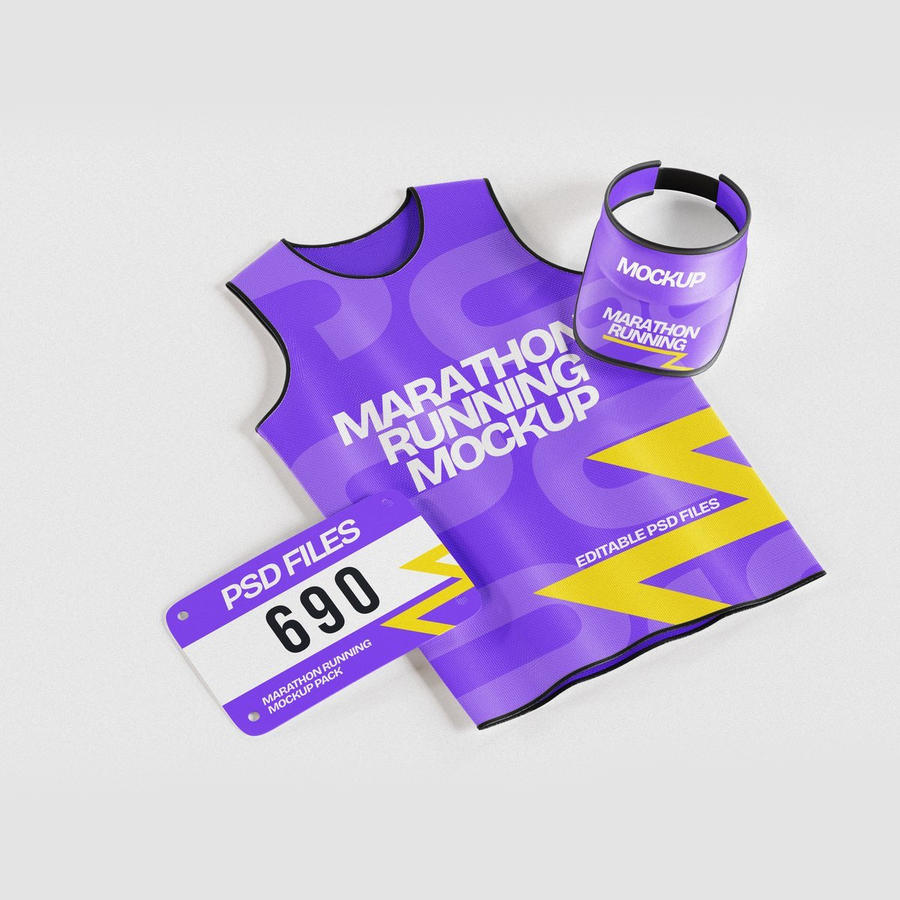 马拉松跑步包样机