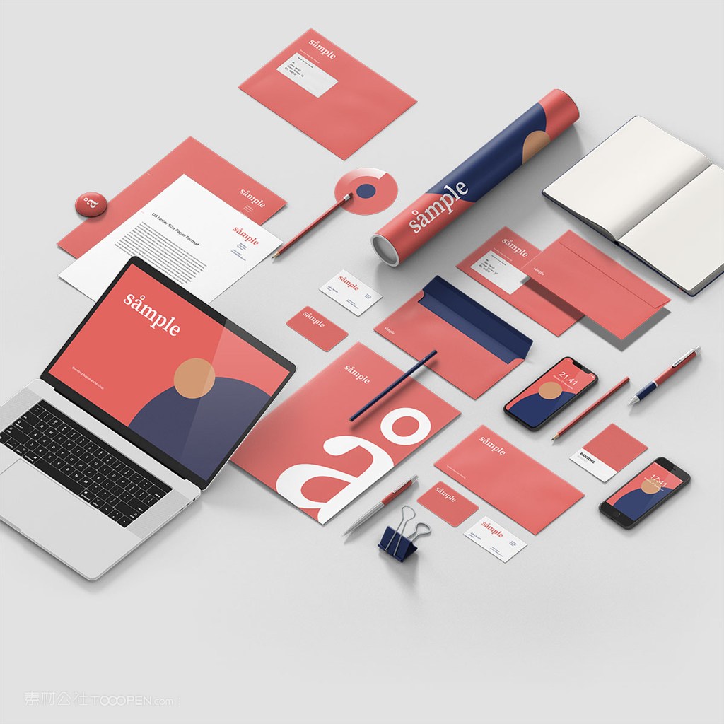 品牌VI贴图样机模板素材