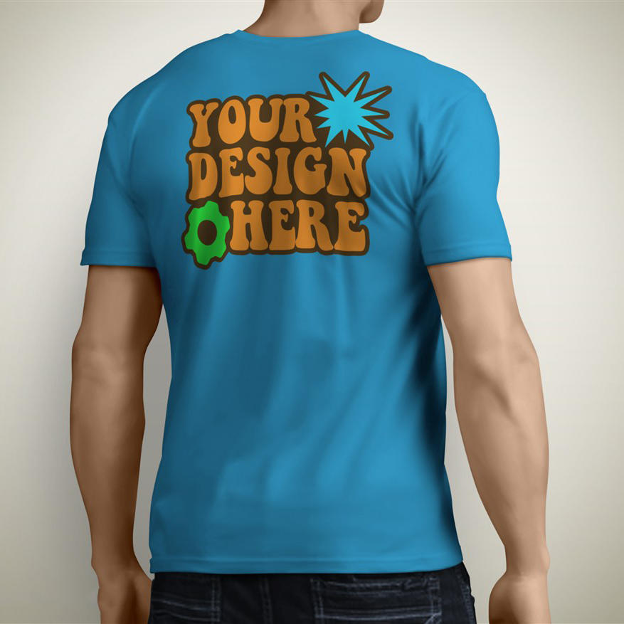 蓝色T血样机VI设计