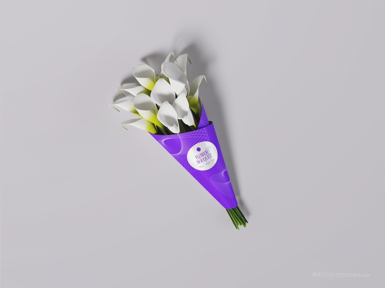 花束场景样机