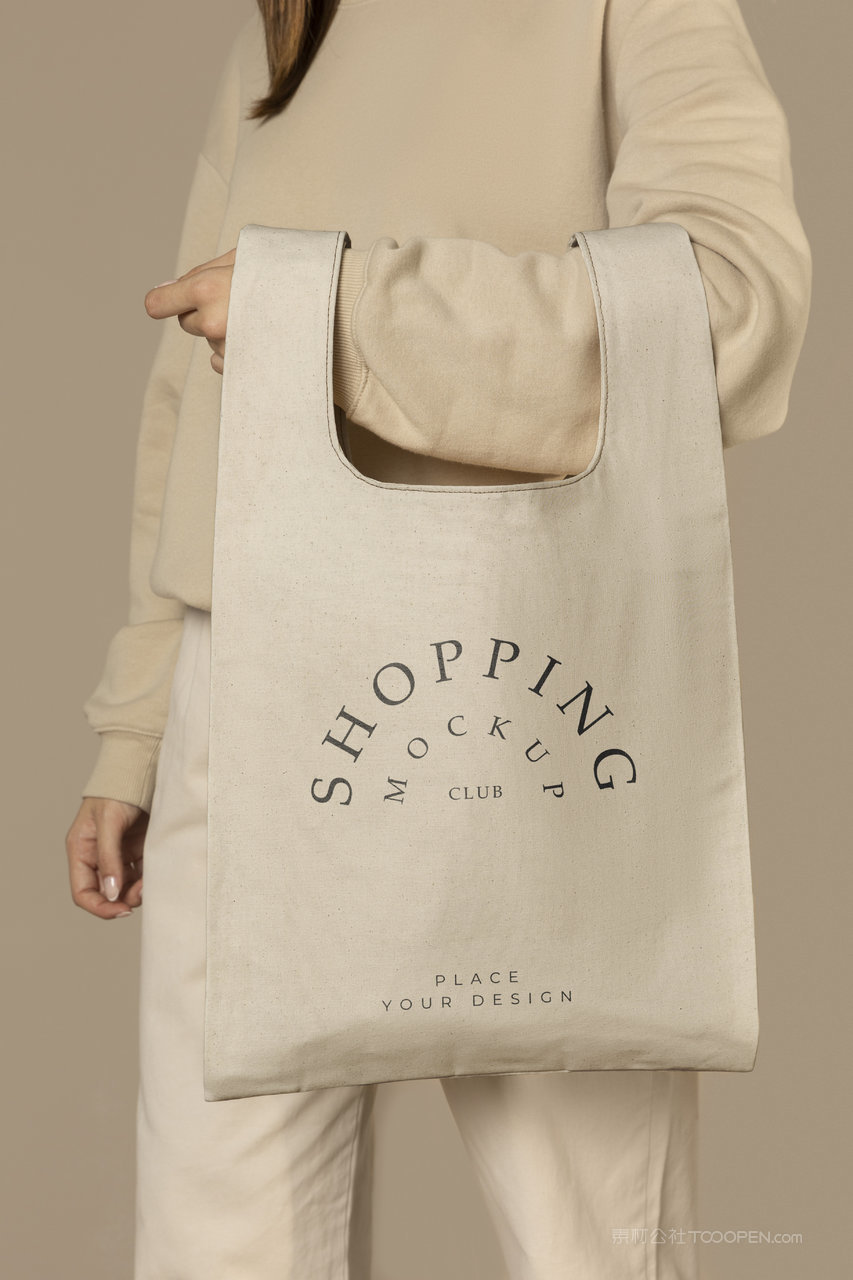 环保袋帆布包logo样机