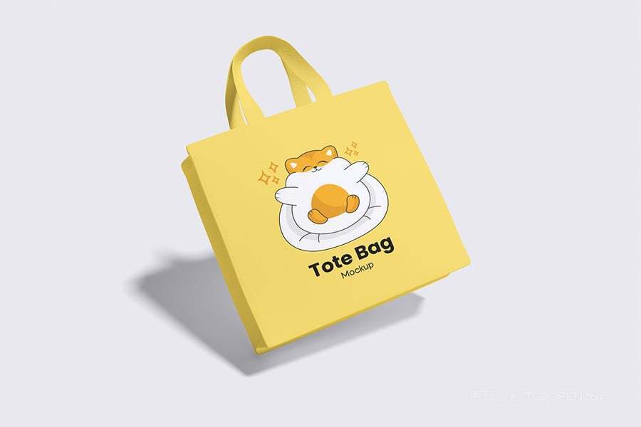 儿童手提袋样机