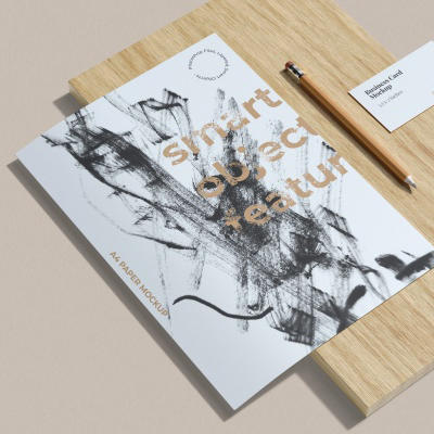 企业宣传单样机