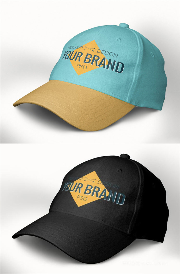 活动定制广告棒球帽鸭舌帽样机