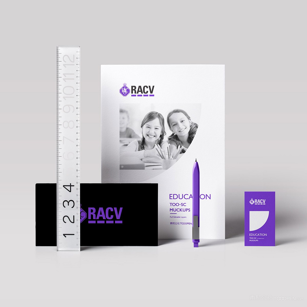 教育培训机构vi贴图样机