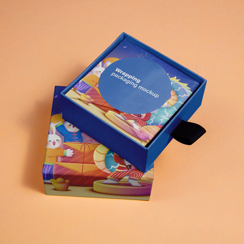 2023兔年新年礼盒礼物包装文创品牌样机 (10)