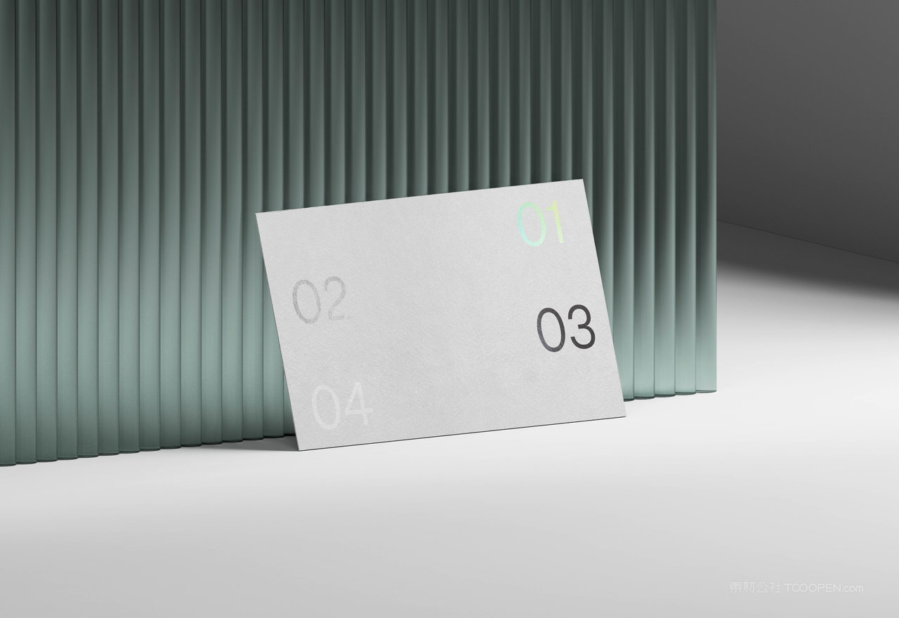 商务名片卡片样机