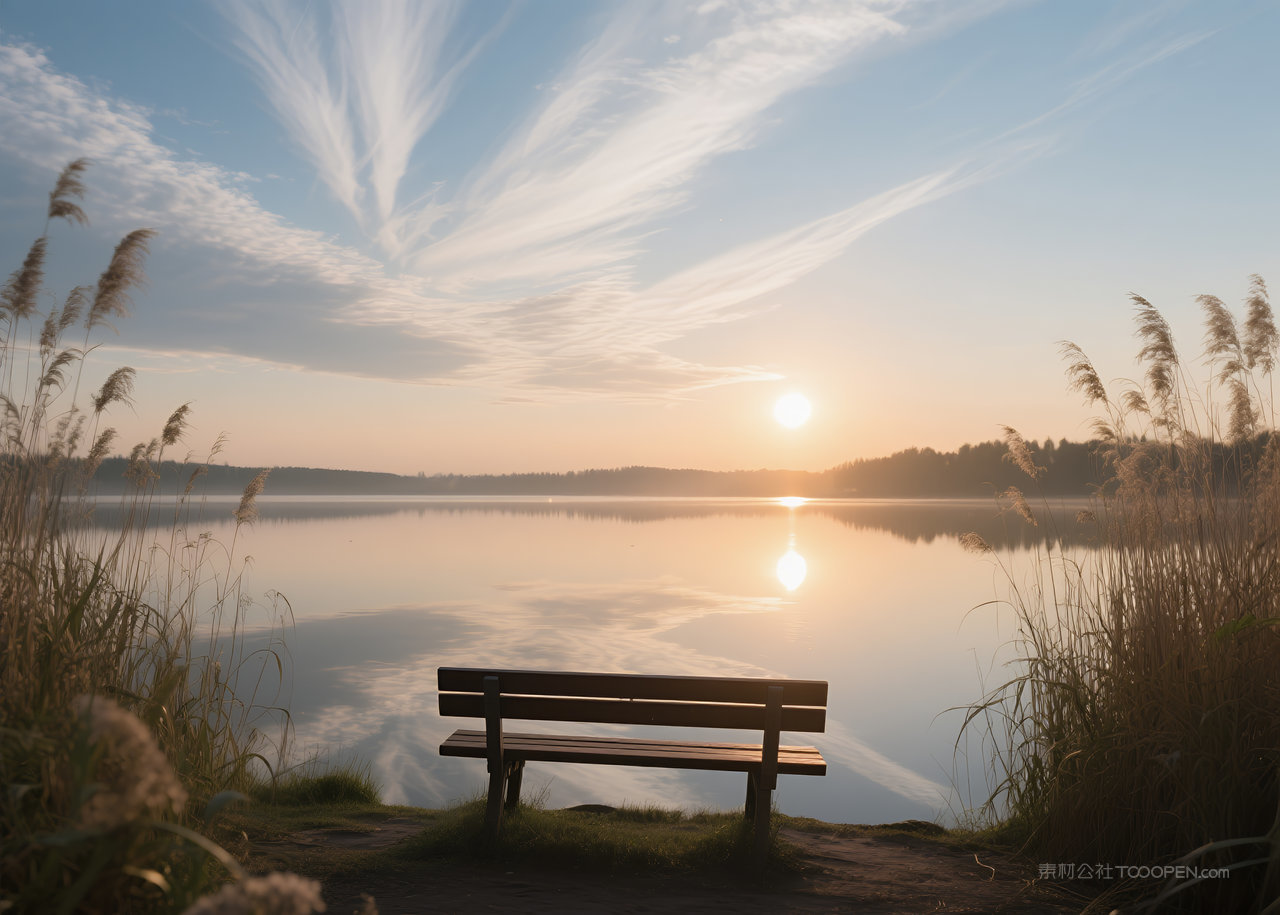 风光云彩美丽自然云层日出唯美风景天空
