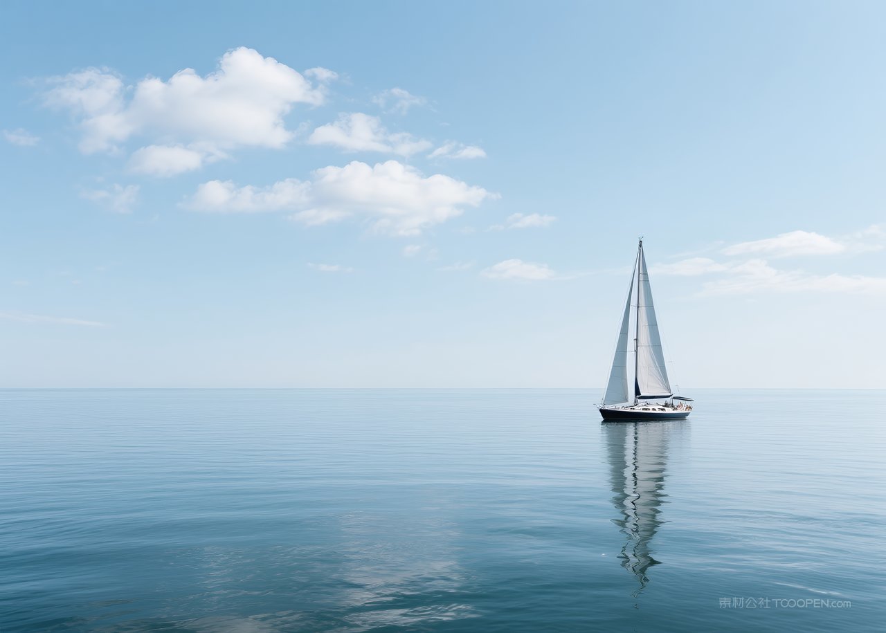 唯美风景天空自然大海海边海景
