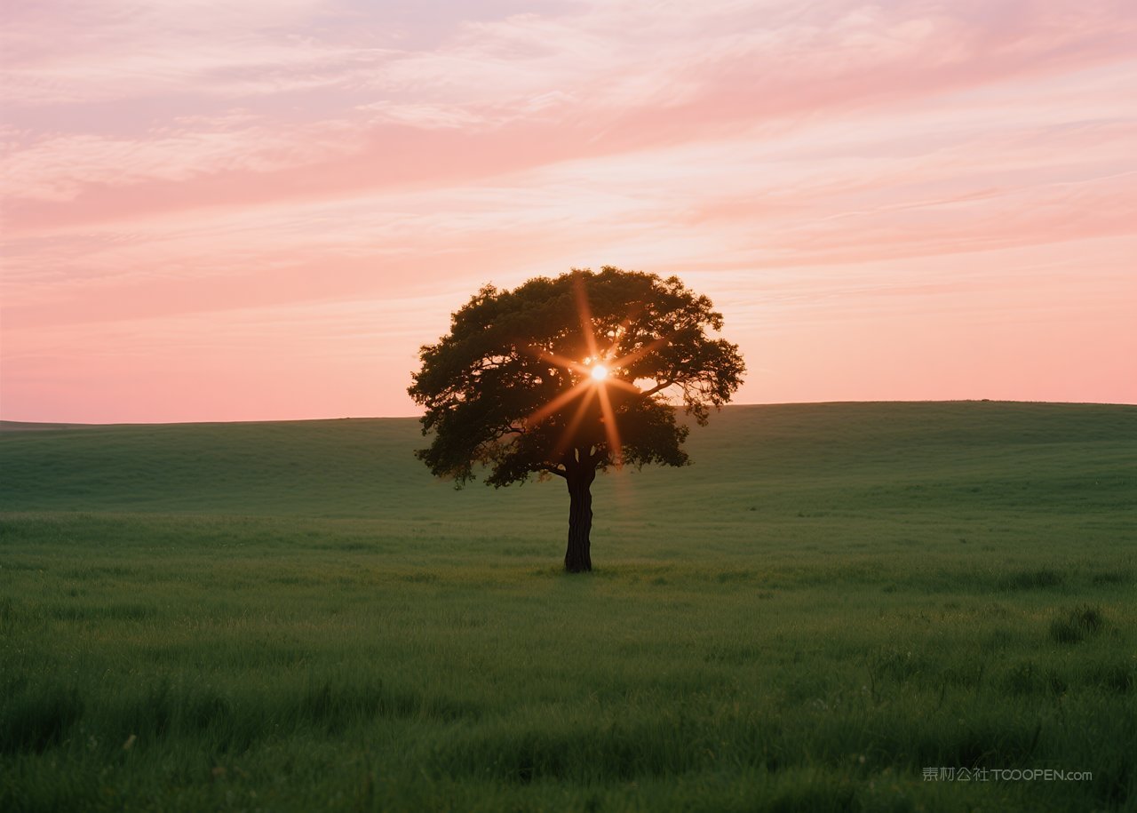 日落天空自然高清风景唯美云层云彩