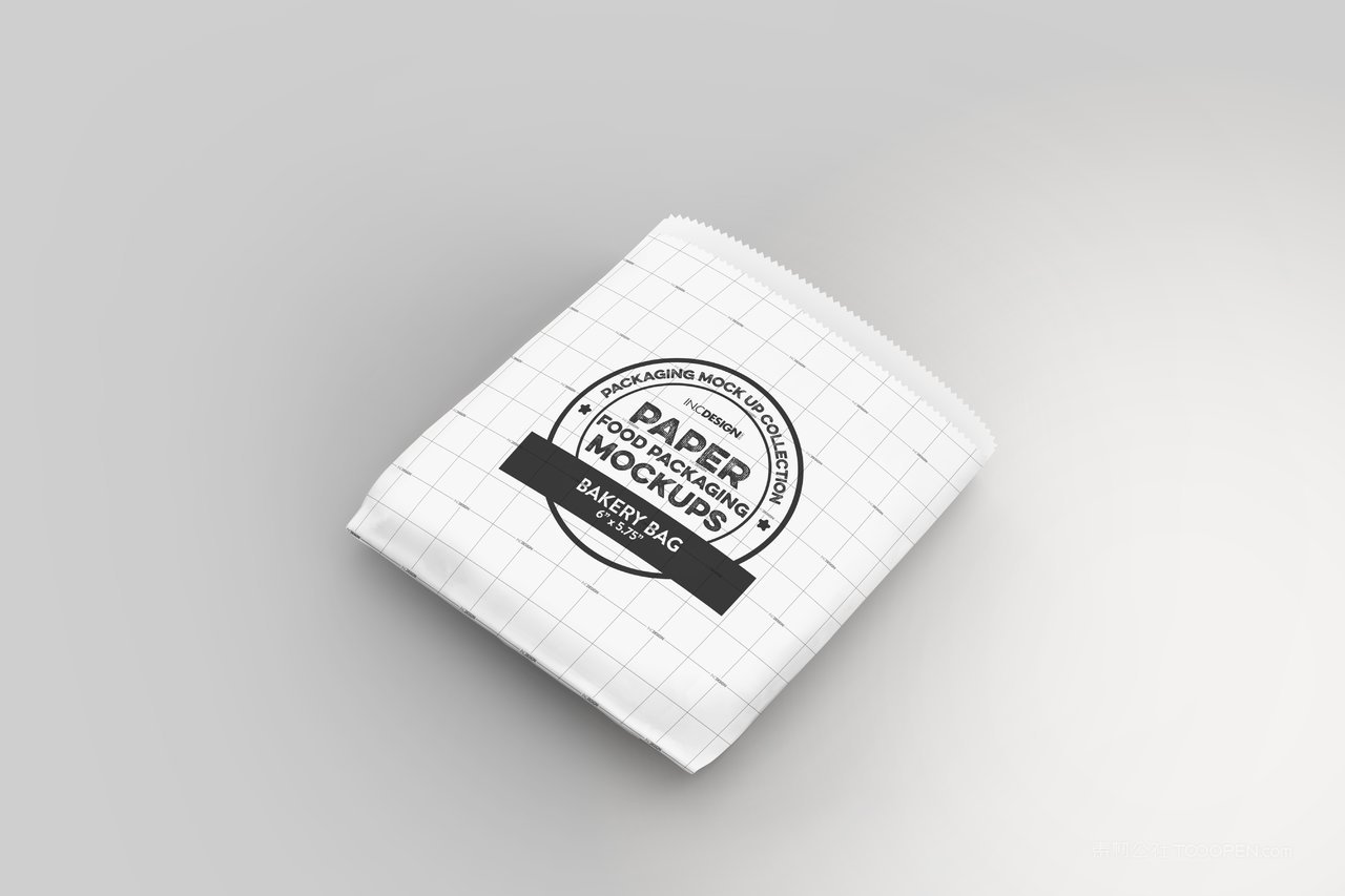 快餐汉堡品牌食品纸质手提袋包装样机 (7)