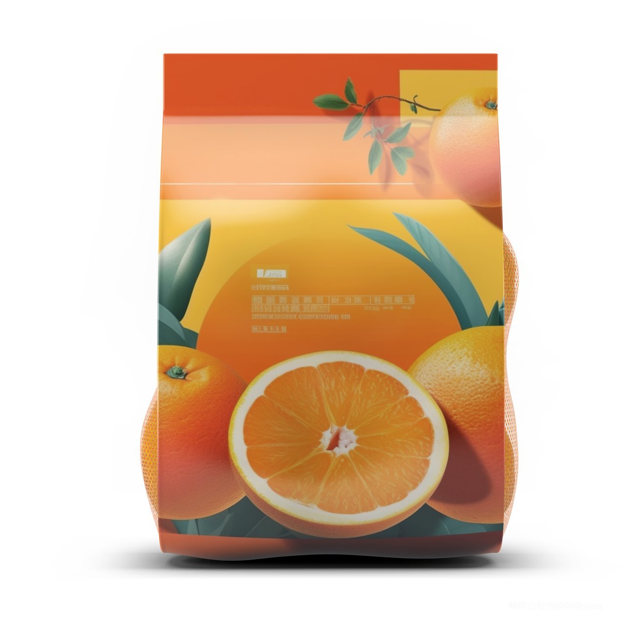 【2193期】自封口橙子包装袋样机 (2)