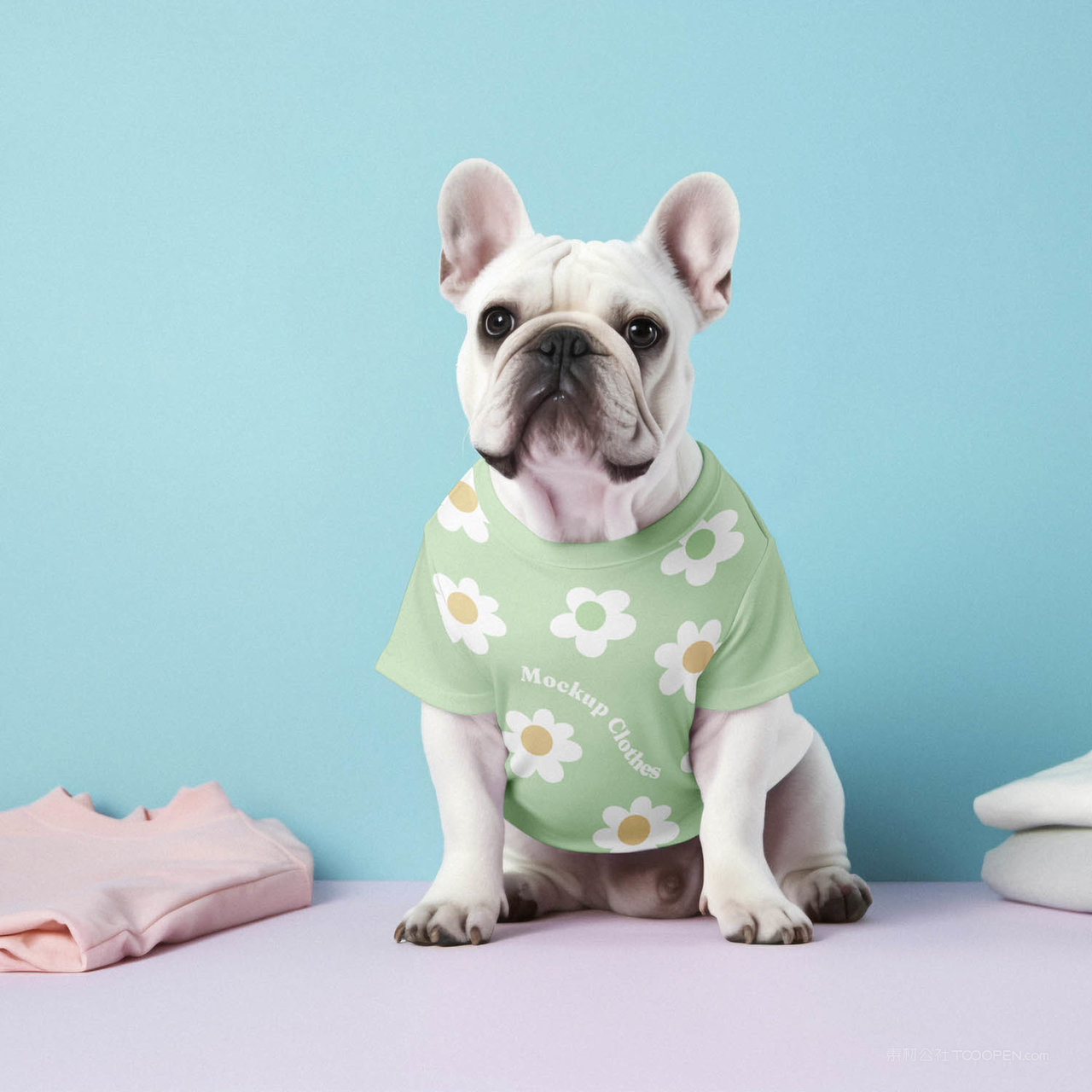 宠物衣服模板服饰贴图样机