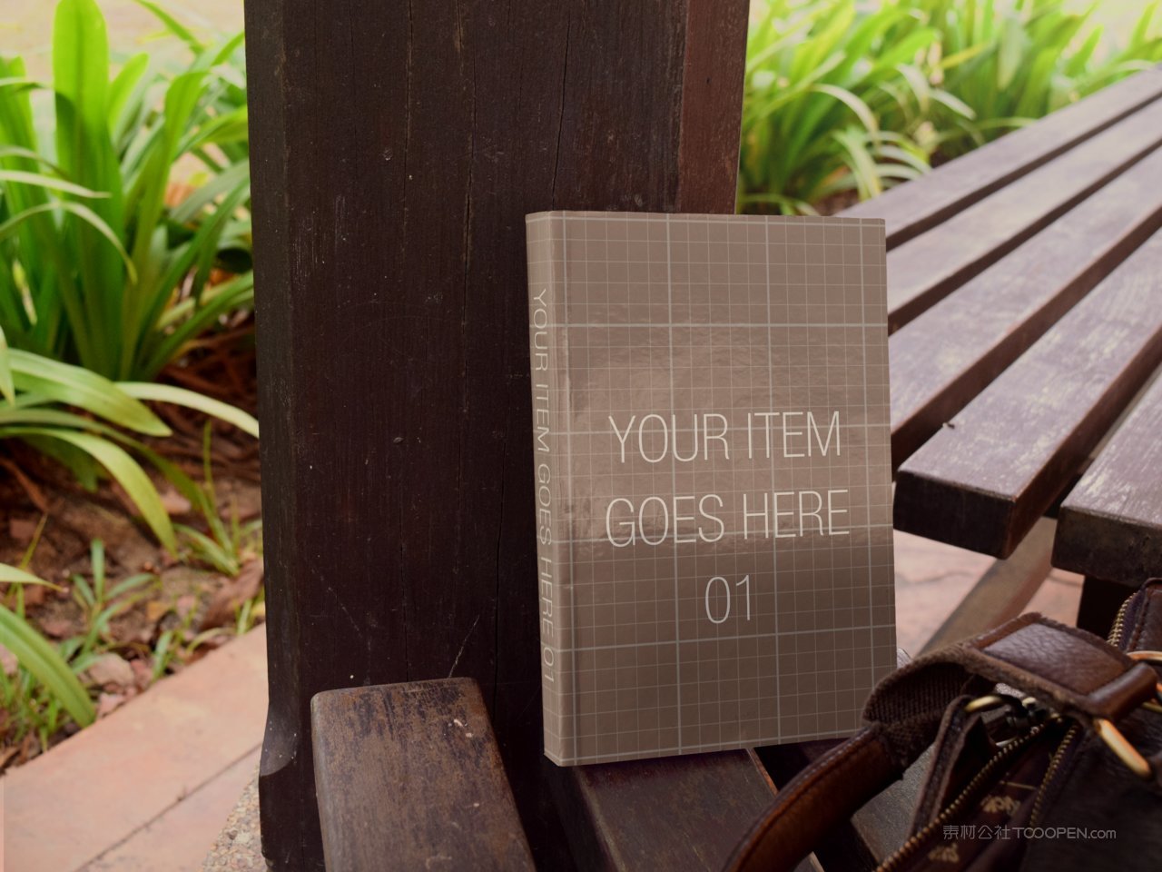 创意硬壳厚厚的书本书籍场景样机 (41)