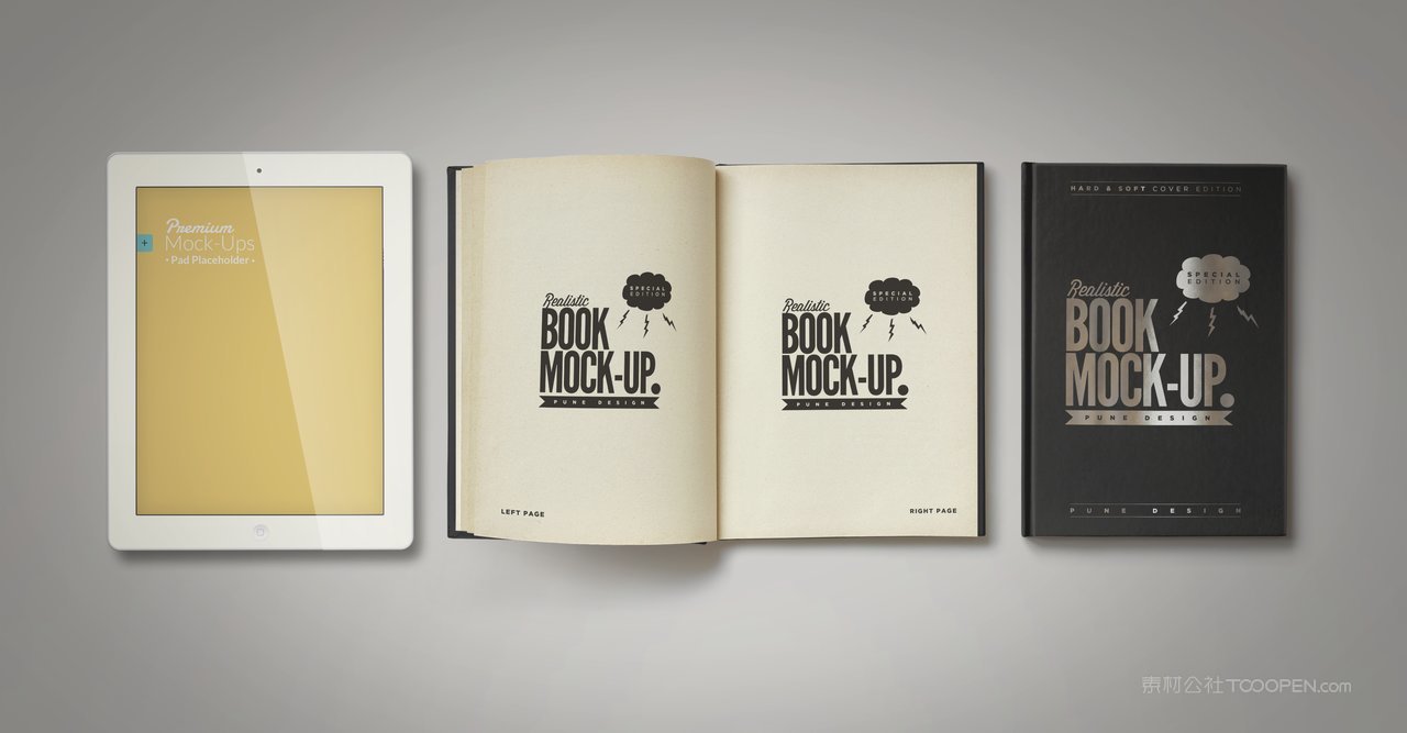 英文书精装书本厚脊书籍场景样机 (18)