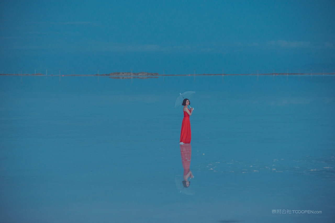 唯美的茶卡盐湖