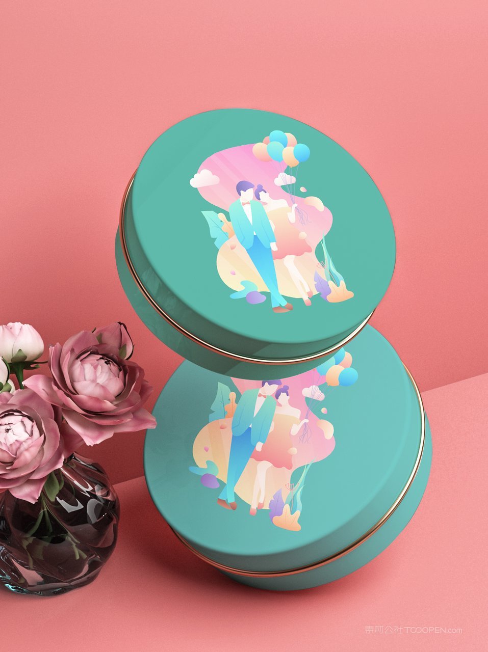 中国潮文创贺岁年货圆罐礼盒装样机 (14)