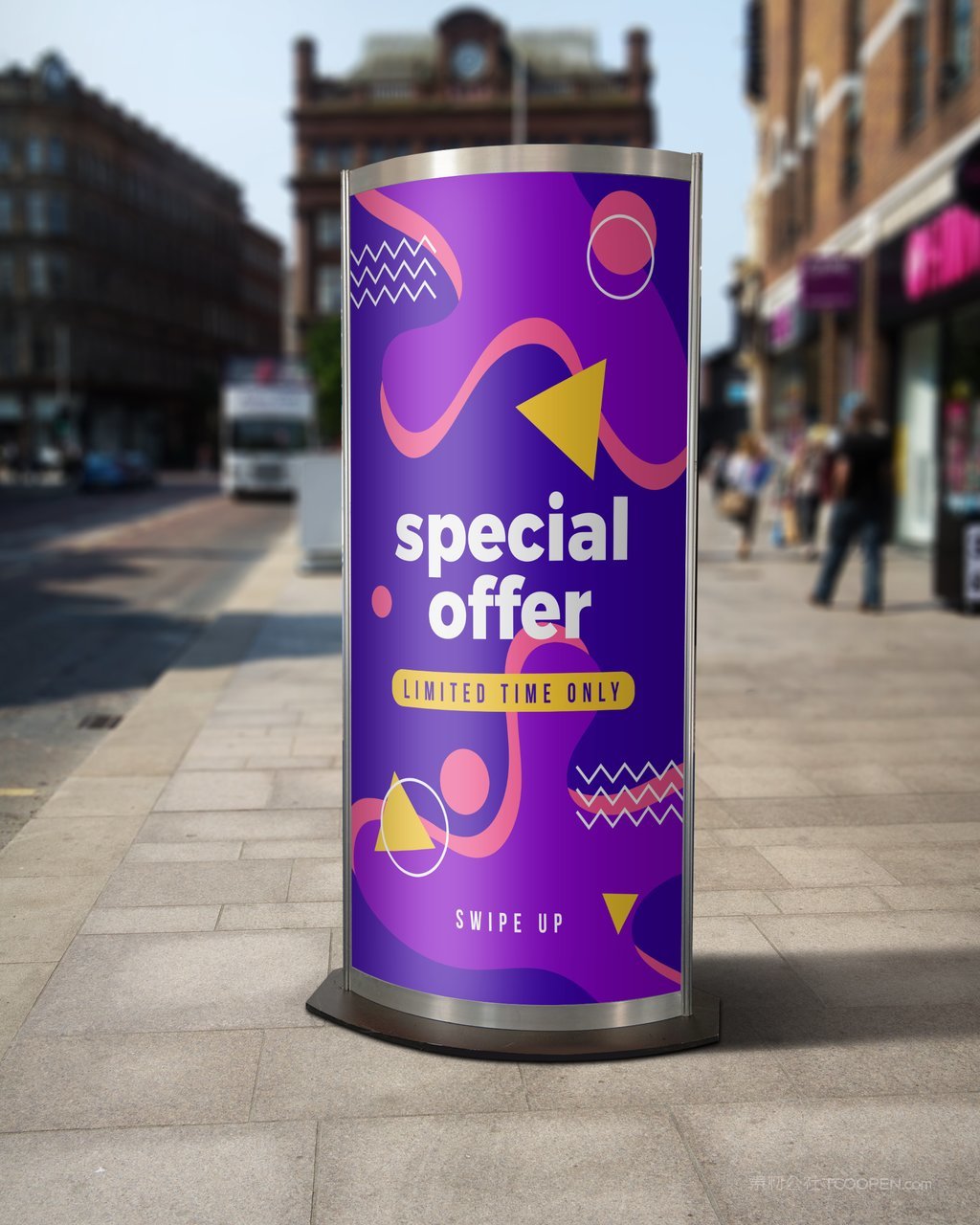 户外灯箱海报场景样机 (52)