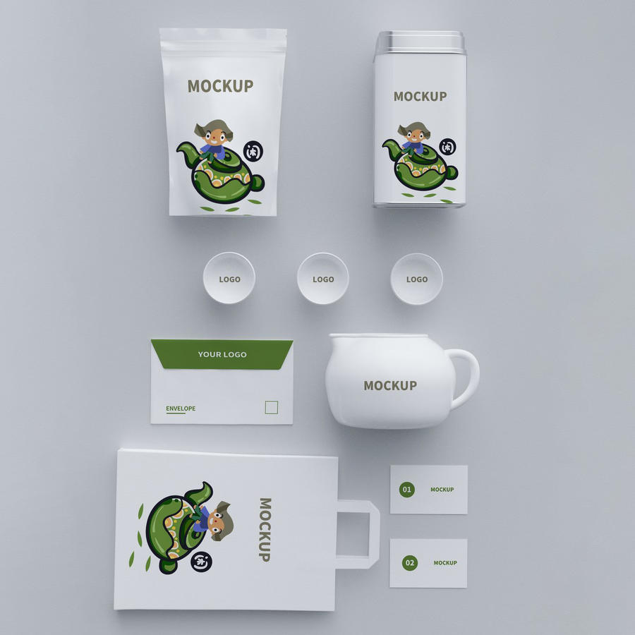 茶叶品牌包装盒样机  (29)