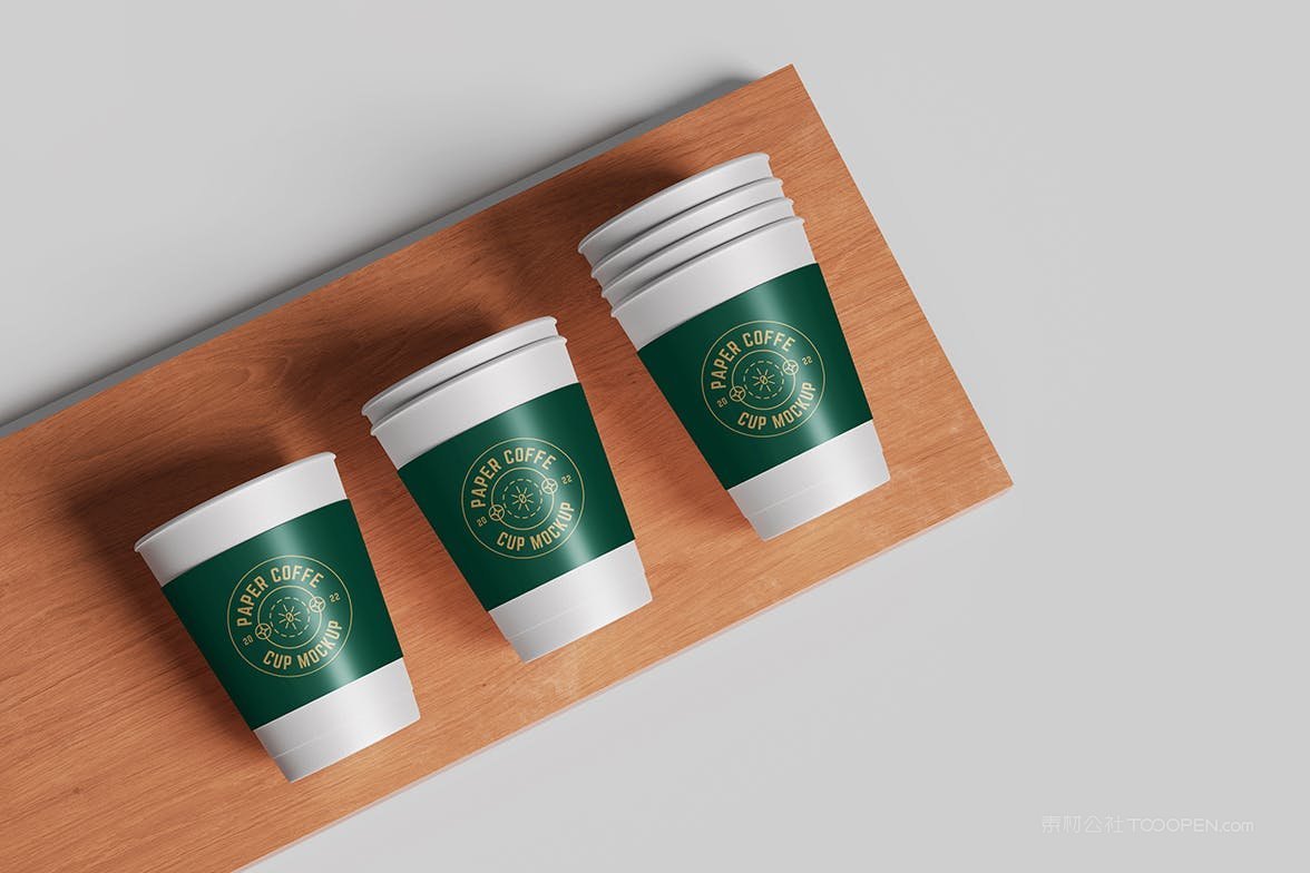 咖啡纸杯包装样机