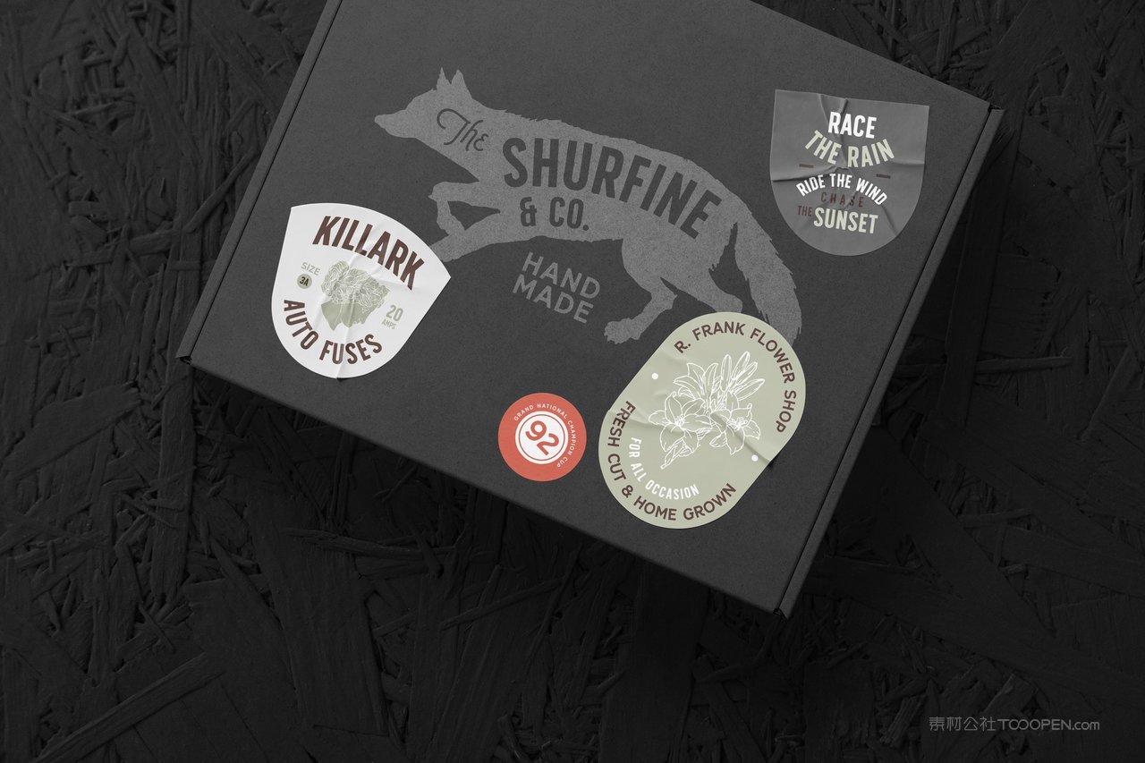 做旧异形不干胶场景样机 (2)