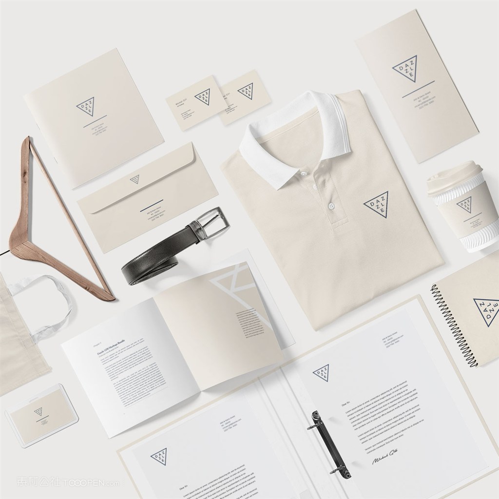 时尚女性品牌vi贴图样机