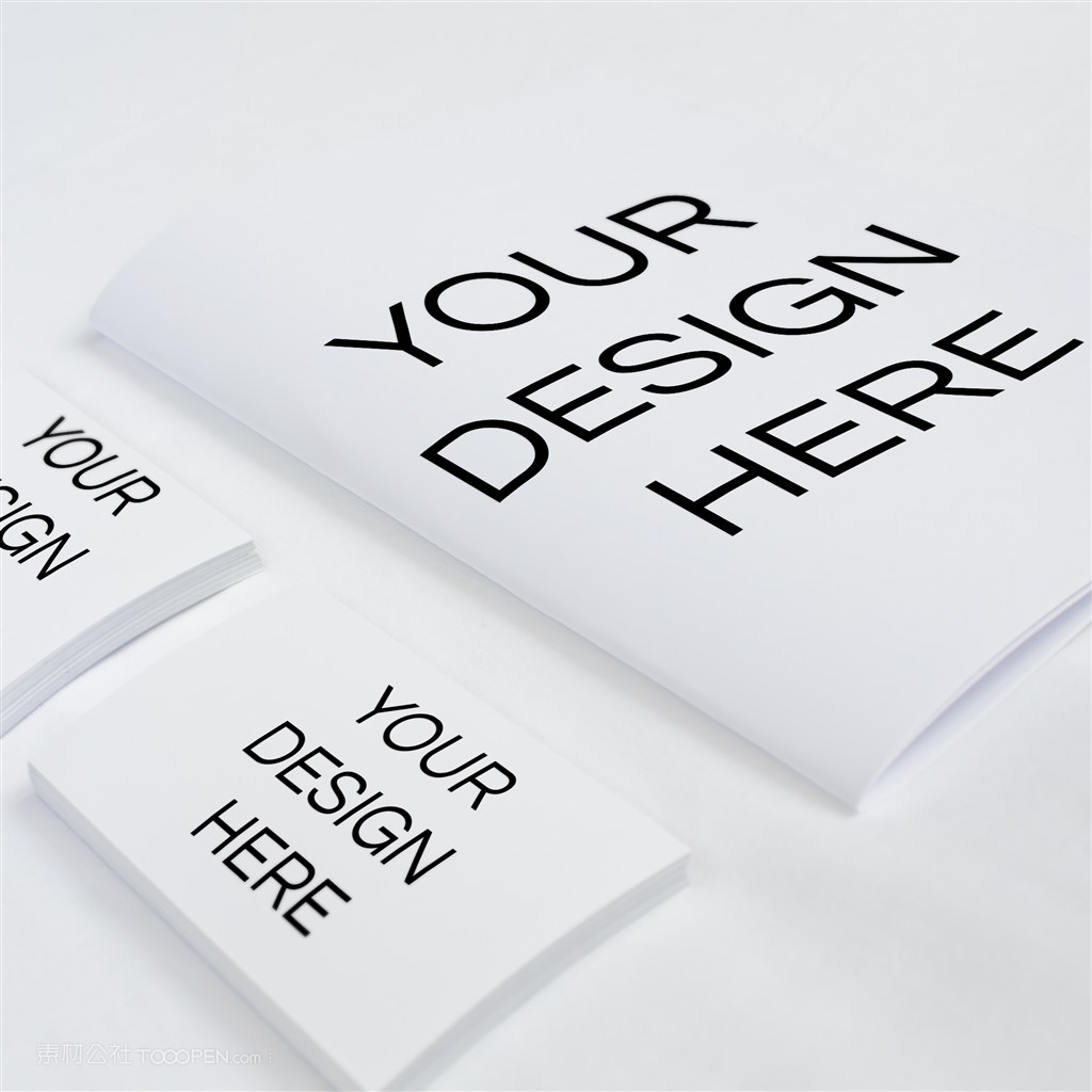 骑马钉画册卡片样机