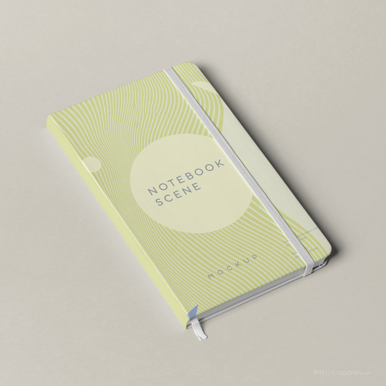 书本产品画册封面贴图样机