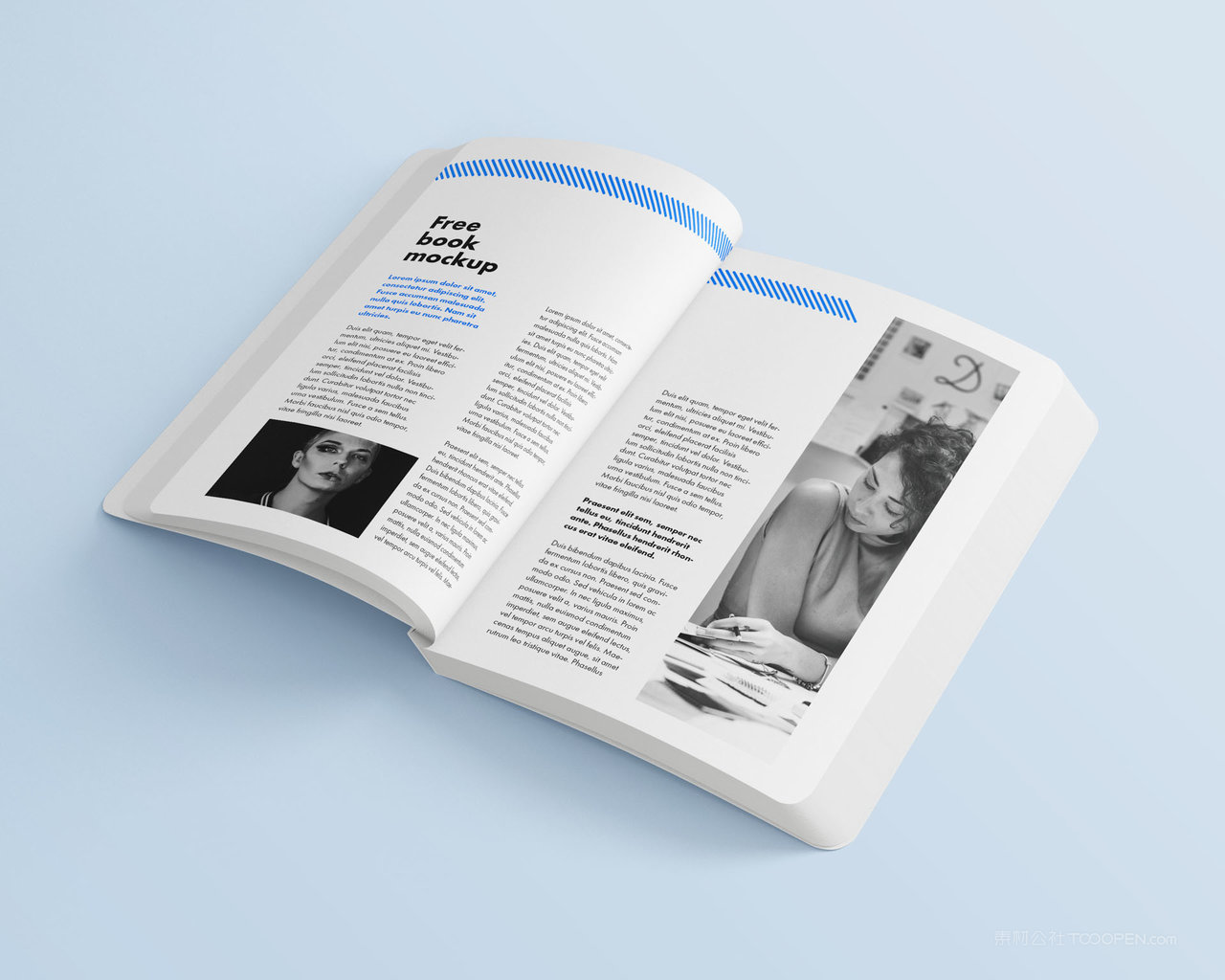 精装硬壳厚厚的书本书籍样机 (23)