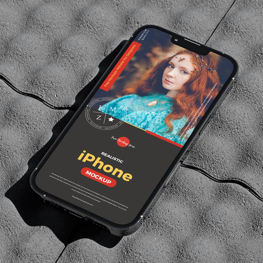 逼真的iphone样机