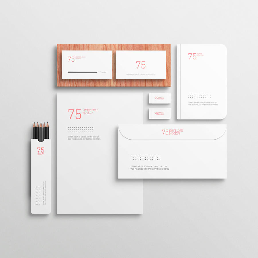 简约白色VI样机