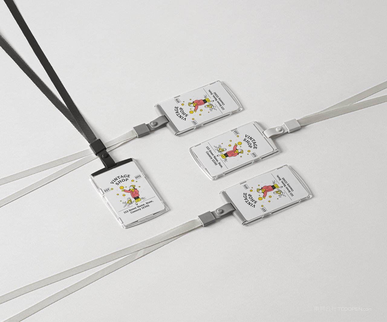 奶茶咖啡蓝色vi应用样机 (8)