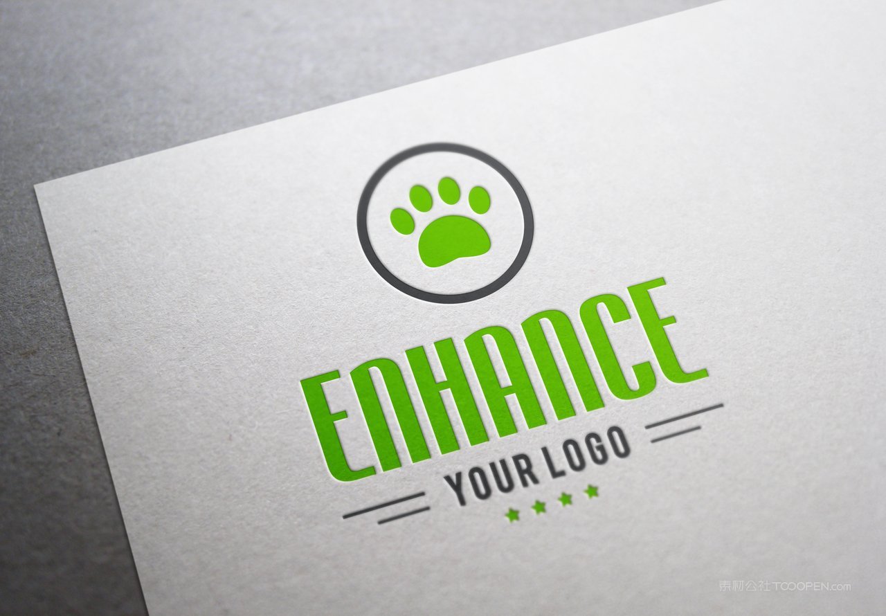 纸张材质企业通用logo标志样机 (79)