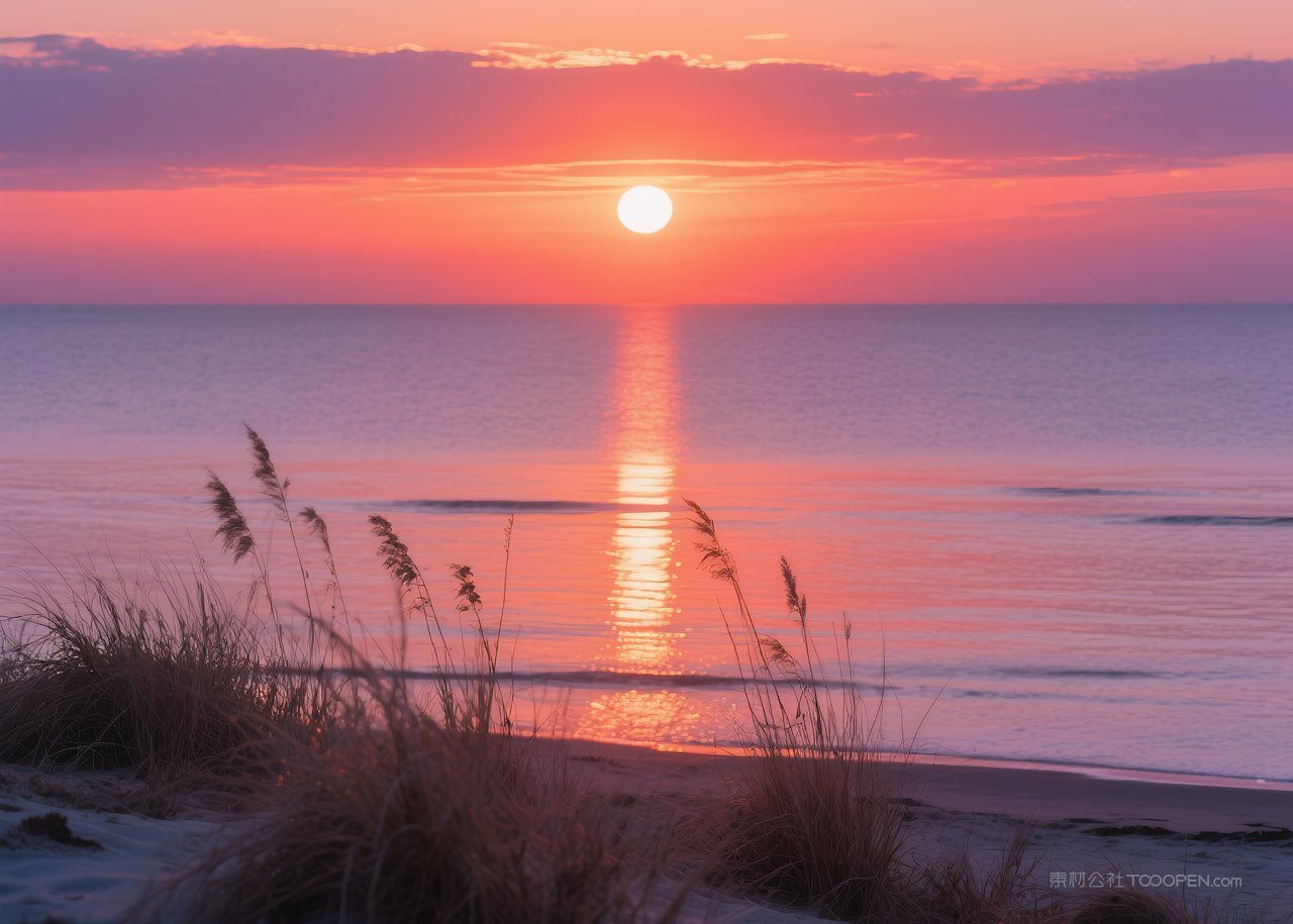 海景天空唯美风景海边大海自然