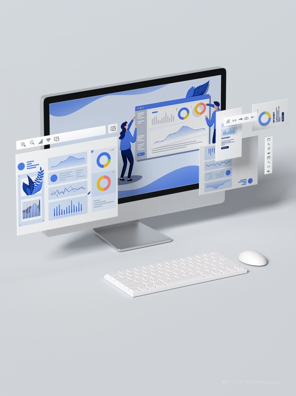 多屏电脑一体机显示屏桌面ui样机 (8)