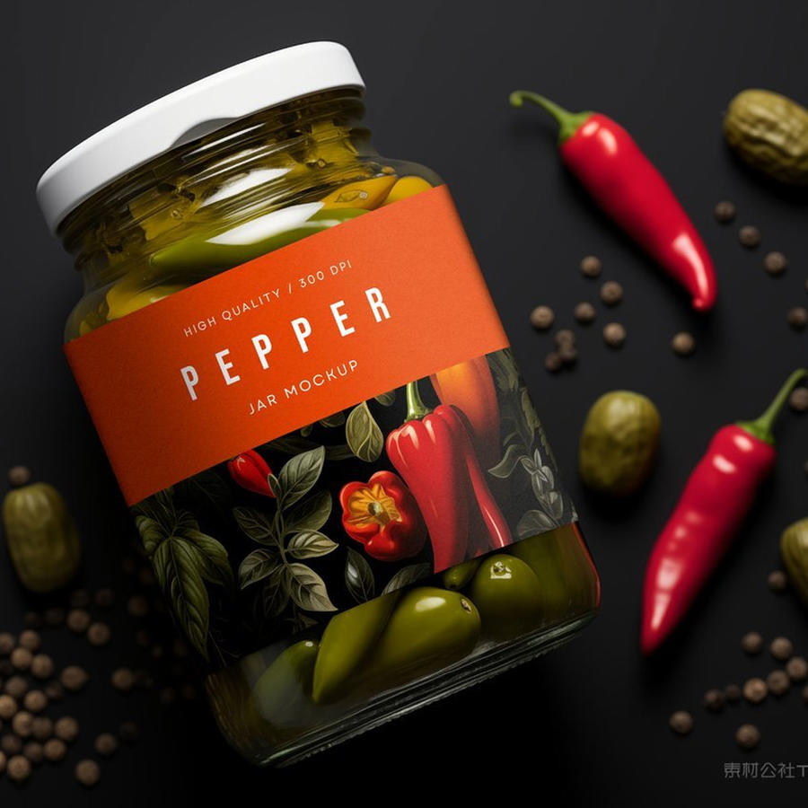 胡椒罐包装样机