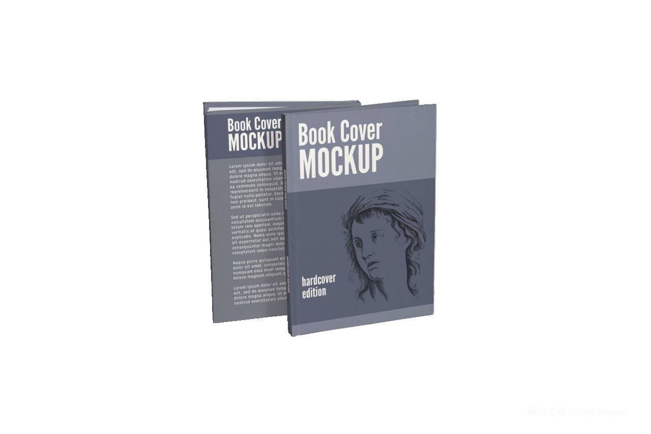 book精装书本厚脊书籍场景样机 (23)
