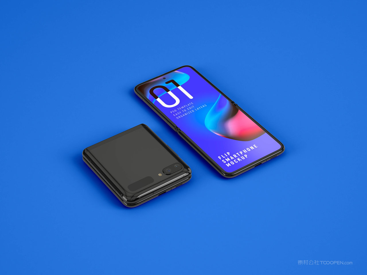折叠手机样机