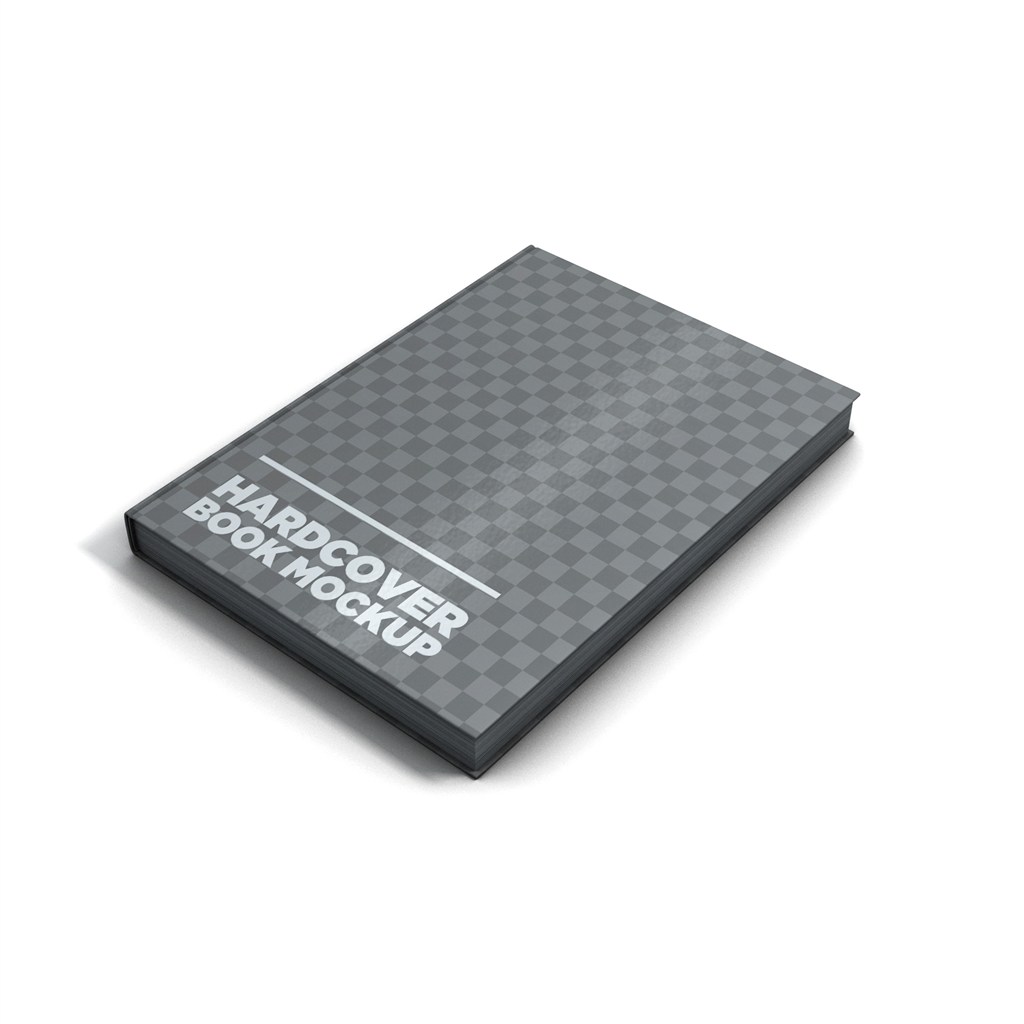 高档黑色画册样机设计