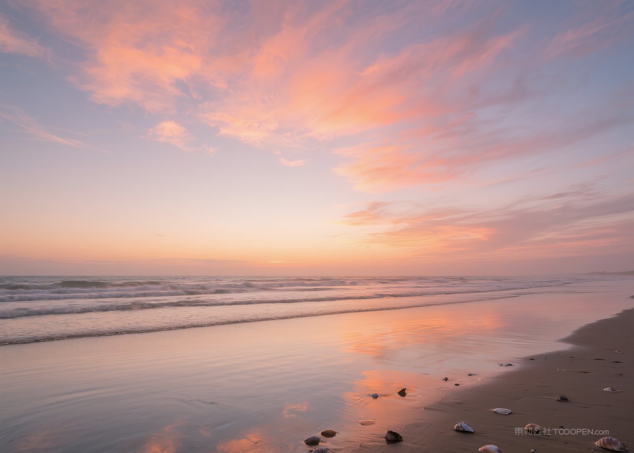 自然风景大海天空海滩风光海边唯美海景