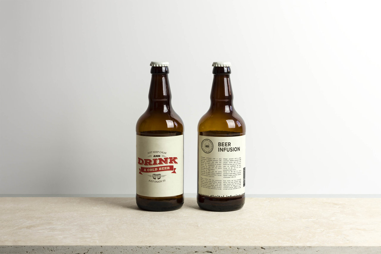 啤酒包装场景样机