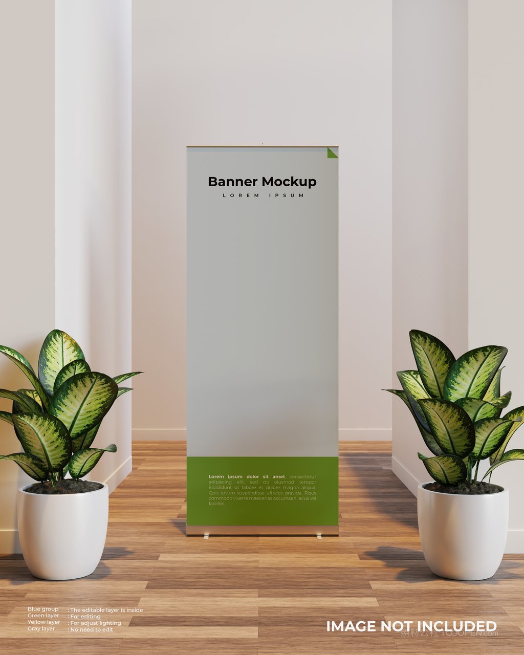 【1983期】易拉宝展架贴图样机 (9)