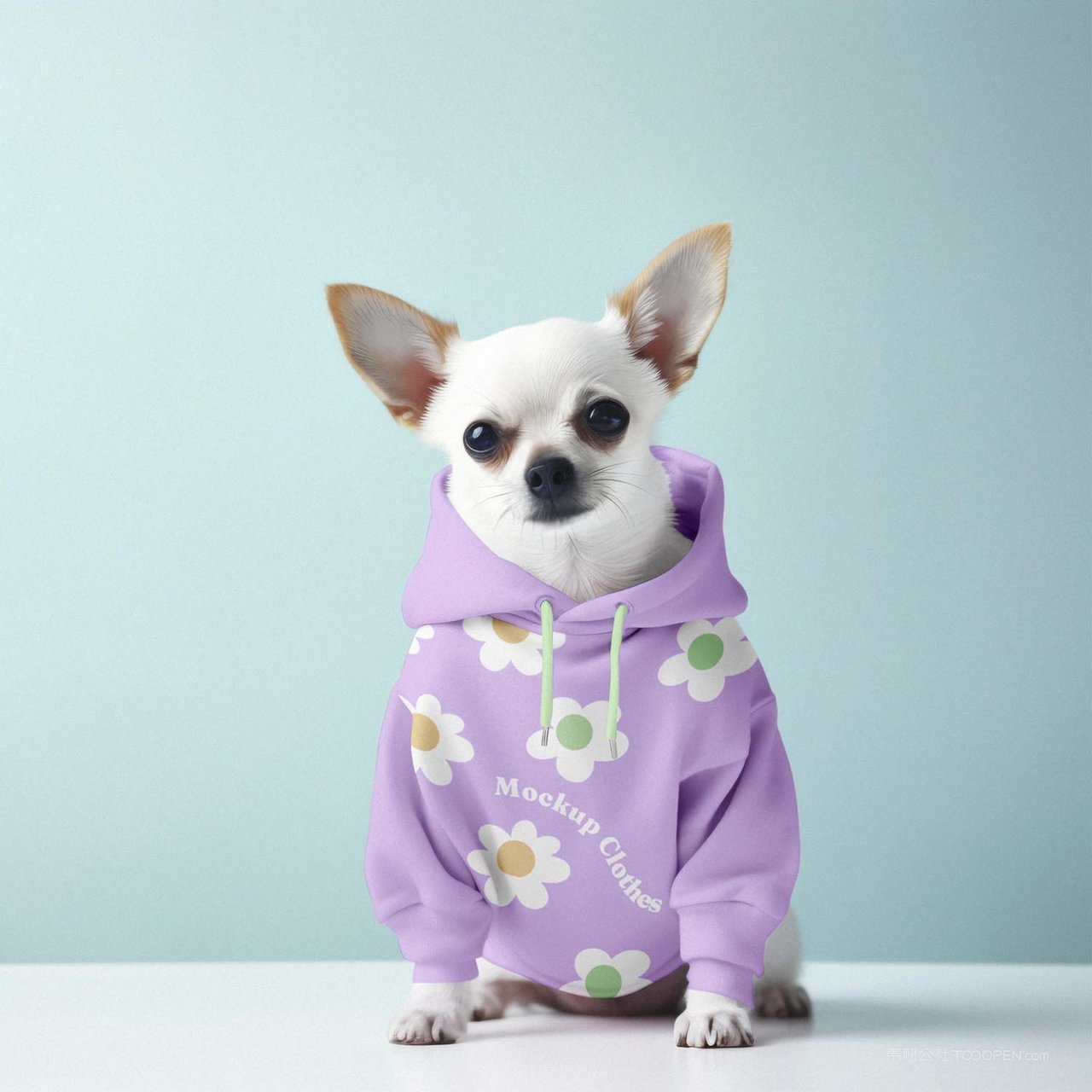 萌犬新装狗狗服饰贴图样机