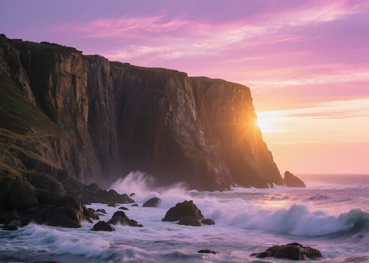 风景海景唯美大海海滩自然海边天空